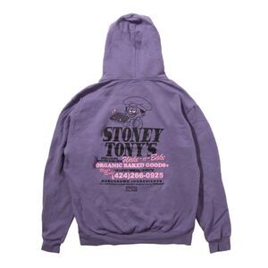 Open 925 Stoney Tony’s Wake and Bake Goods Lavender Purple Small Hoodie Unisex
